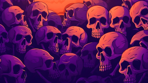 Skull background