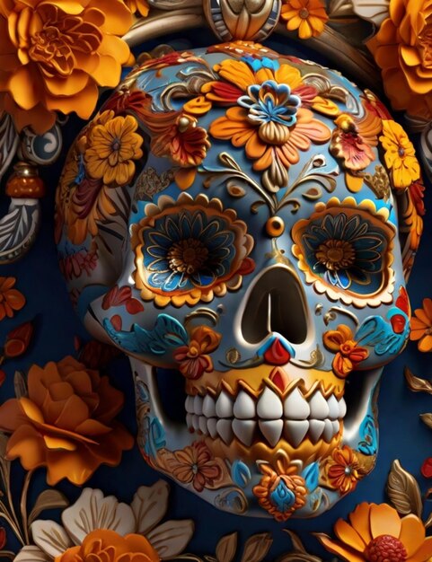 Photo skull day of the dead