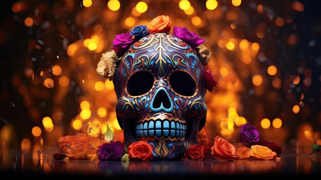 Skull of Day of the Dead