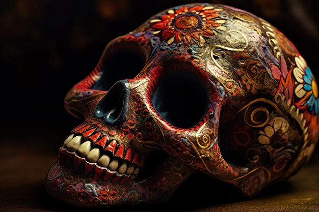 Skull for Dia de los Muertos