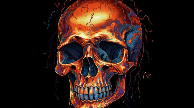 Skull digital art