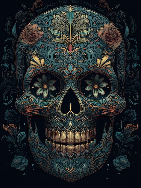 Skull digital art