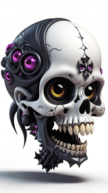 skull head for tshirt design inspiration