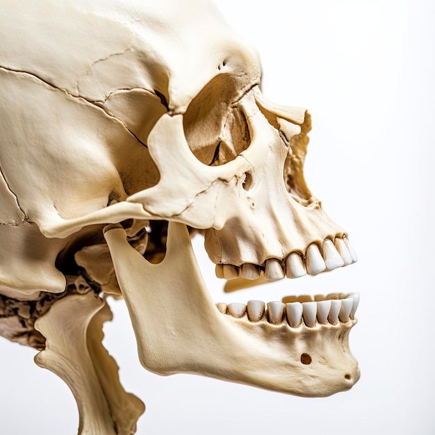 A skull of a human