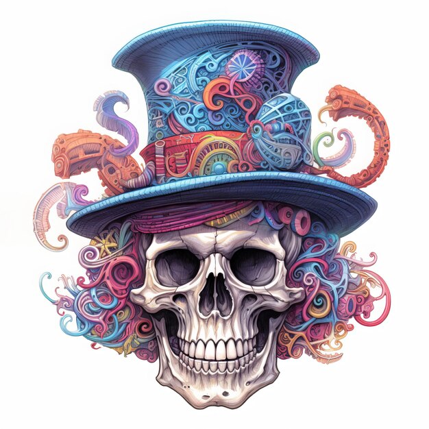 Skull in a Top Hat