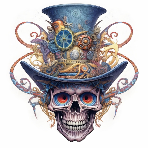 Skull in a Top Hat