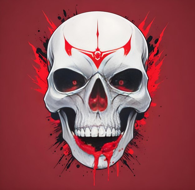 Skull Vector and Illustrations for Trendy TShirt Designs