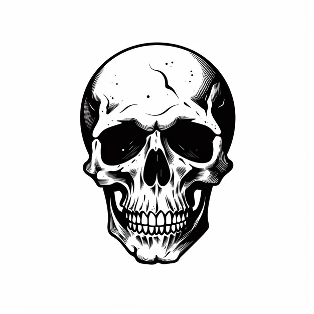 Skull Vector for Website Design