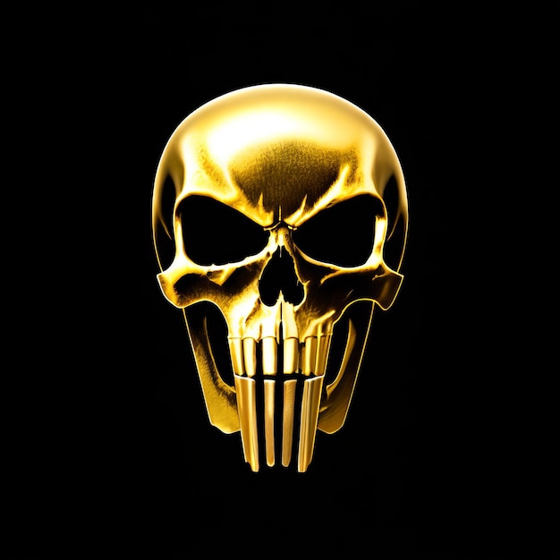 Download Dark Stylish Punisher Skull on AMOLED Display Wallpaper   Wallpaperscom