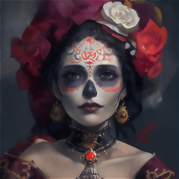 skull woman