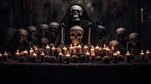 Skulls on a Secret Altar