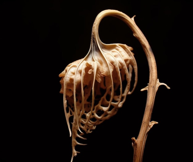 A skullshaped seed pod from a plant