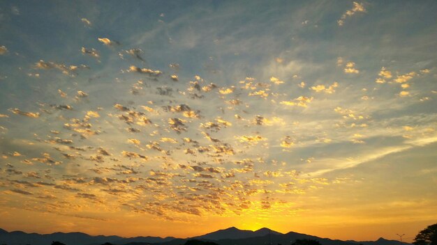 写真 夕暮れの空