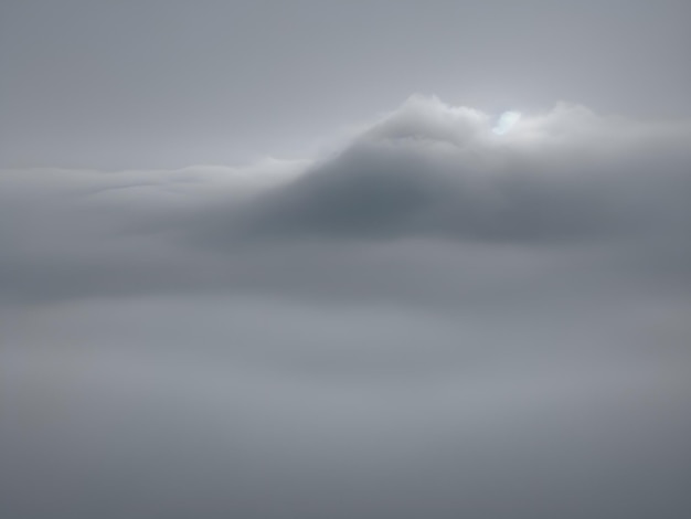 Foto il cielo sullo sfondo ha le nuvole e il sole al centro ai generativa