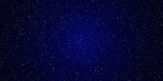 Photo the sky background and many stars fill the night sky dark blue and gradient background