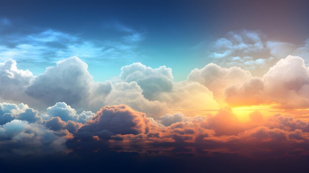 Sky backgrounds with atmospheric skies