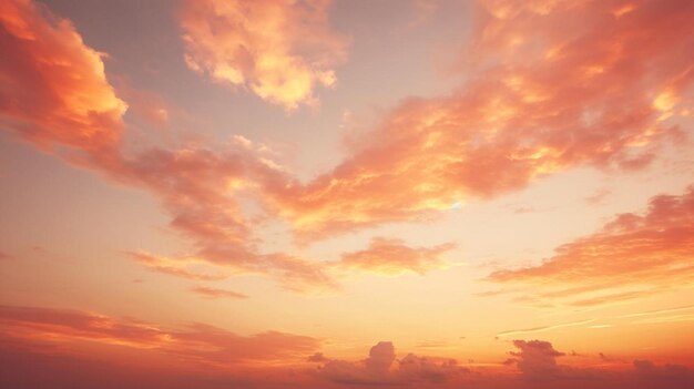 ビーチの上の空