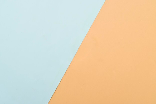 Photo sky blue and brown pastel paper background  abstract
