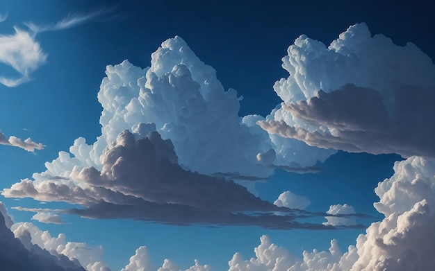 空と雲の背景