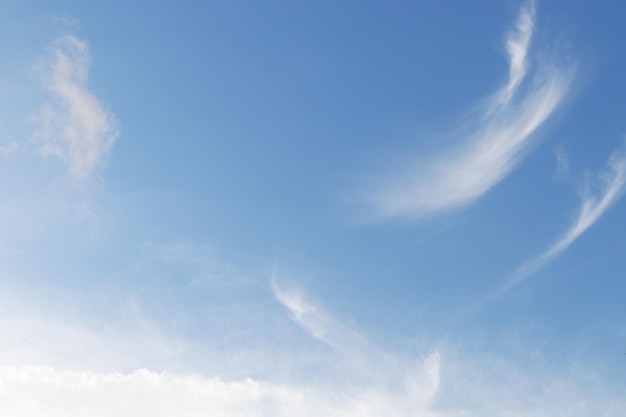 空と雲の背景の空きスペース