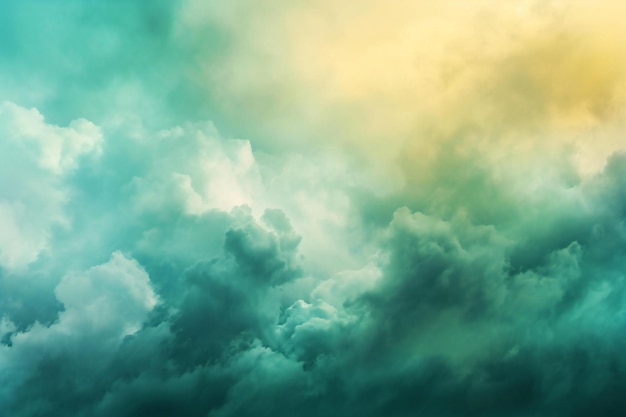 Photo sky and clouds background with a pastel colored warm tone