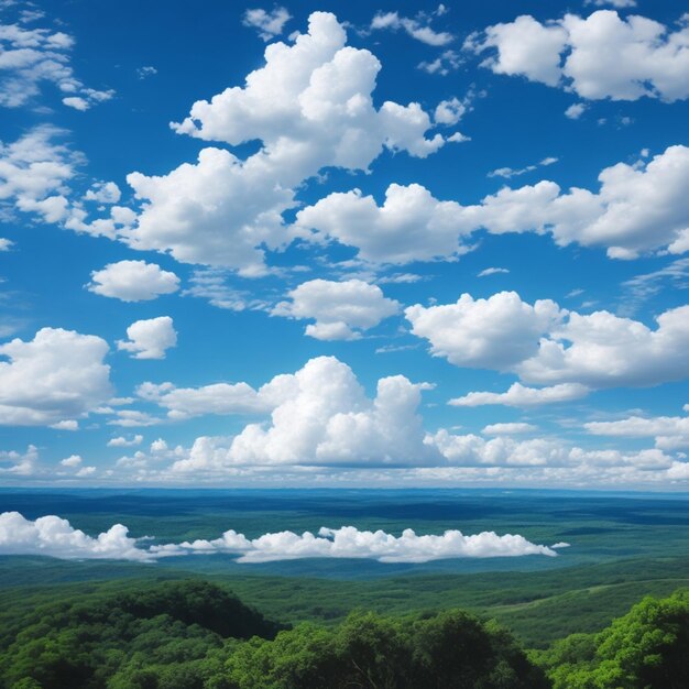 Foto cielo e nuvole sfondo naturale