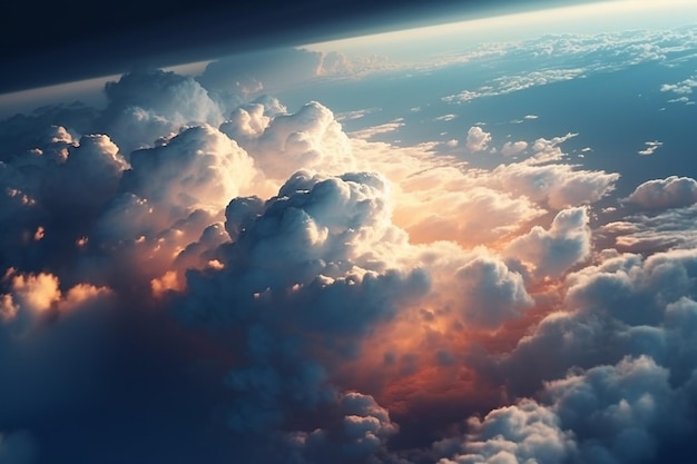 The sky above the clouds wallpapers