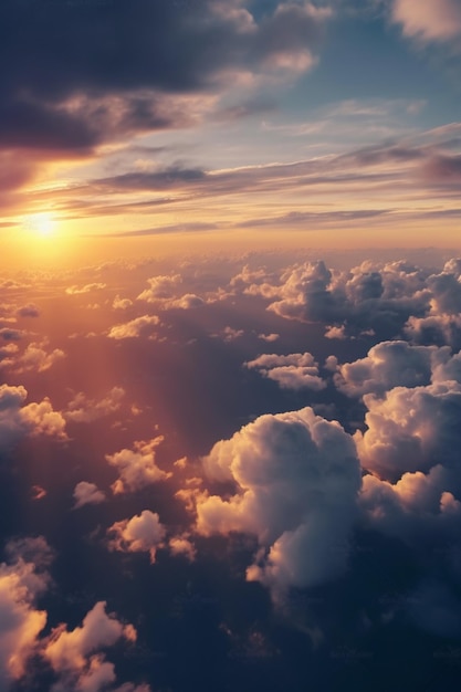 The sky above the clouds wallpapers