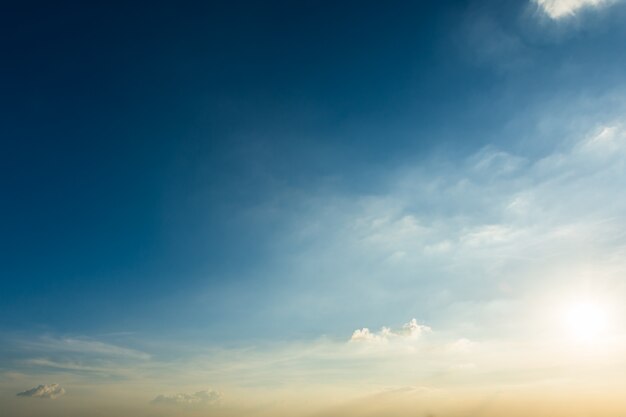 Sky and clouds