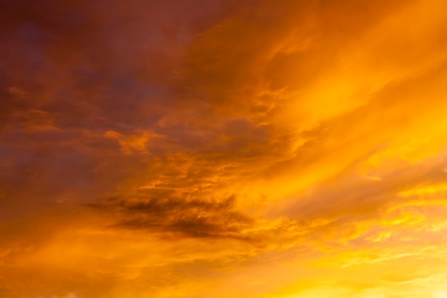 Cielo durante il tramonto