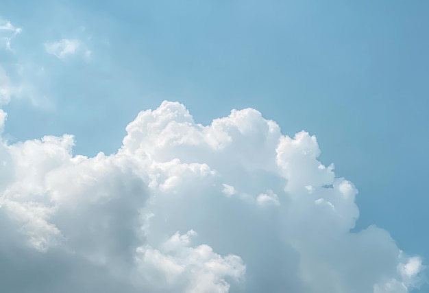 Sky and fluffy cloud scenery in the morning is incredibly calming to start the day ,sky and fluffy