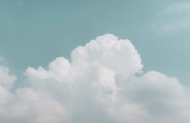 Sky and fluffy cloud scenery in the morning is incredibly calming to start the daysky and fluffy