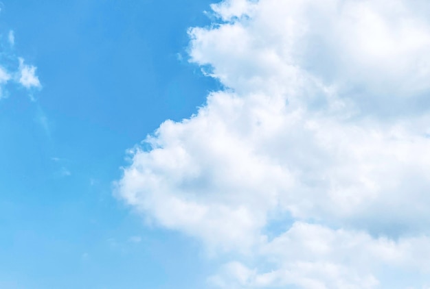 Sky and fluffy cloud scenery in the morning is incredibly calming to start the daysky and fluffy