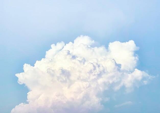 Sky and fluffy cloud scenery in the morning is incredibly calming to start the daysky and fluffy