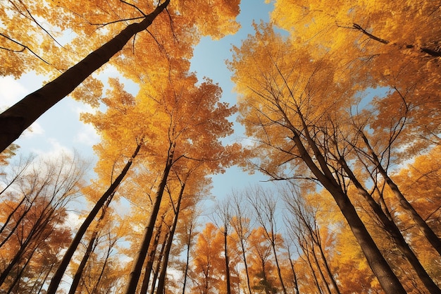 Sky and Forests Autumn Whisper