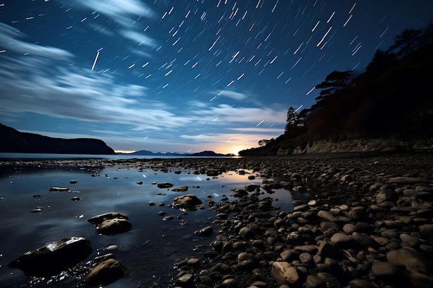 A sky full of stars night landscape photo