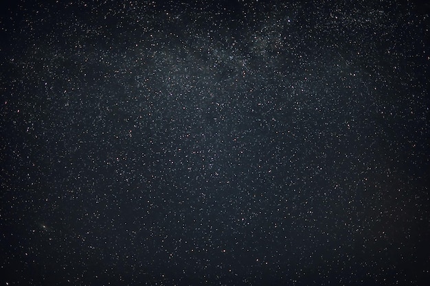 Sky in the night with stars planets and comets