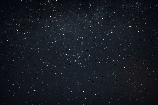 Photo sky in the night with stars planets and comets