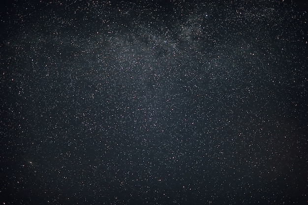 Photo sky in the night with stars planets and comets