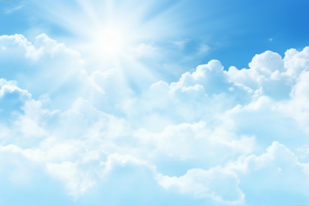 Sky Serenity Light Blue Background photo