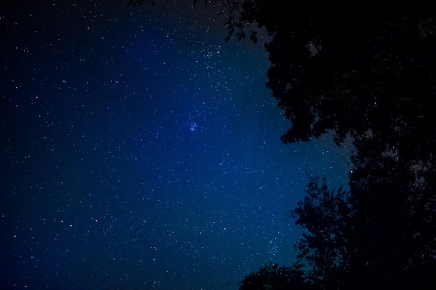 Sky and stars at night
