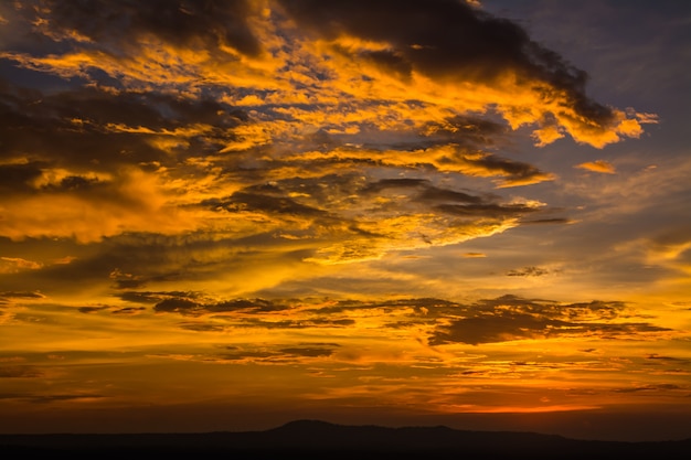 The sky in Twilight time