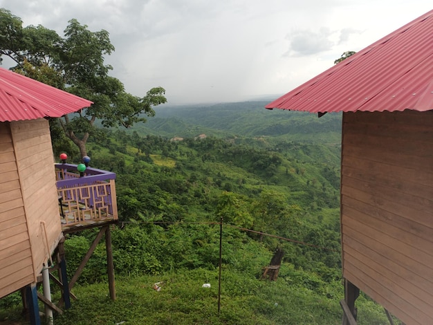 Sky View in day hill track