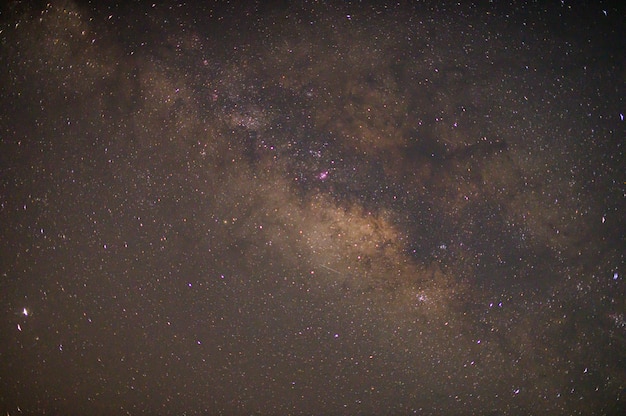 Sky wall and stars at night Milkyway