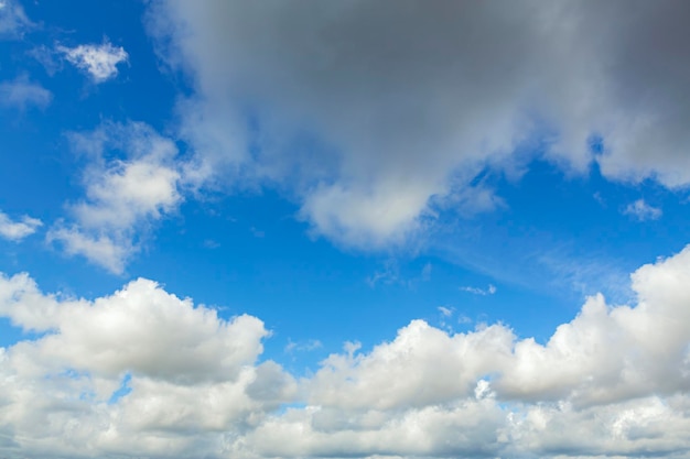 Sky with blue and white clouds beautiful nature background...