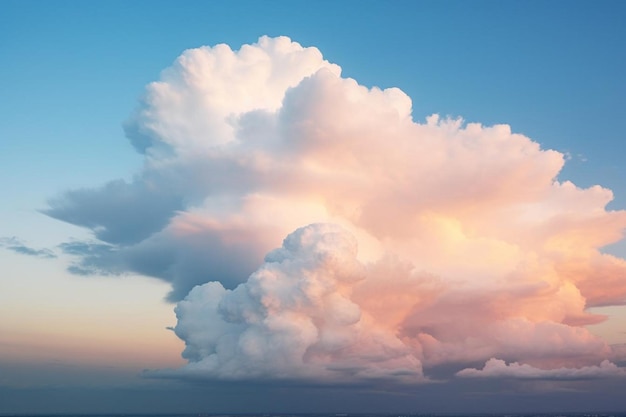 Sky with a cloud