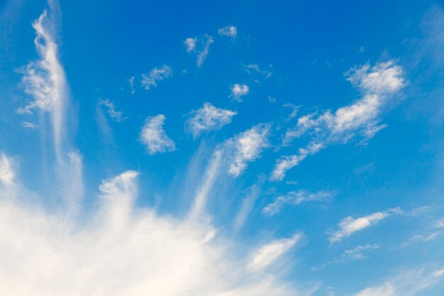 雲の背景と空