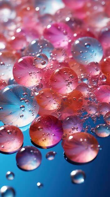 Premium AI Image | Sky with clouds water droplets