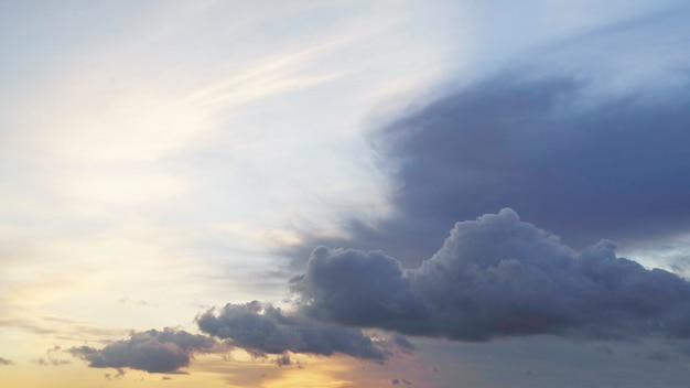 Sky with clouds