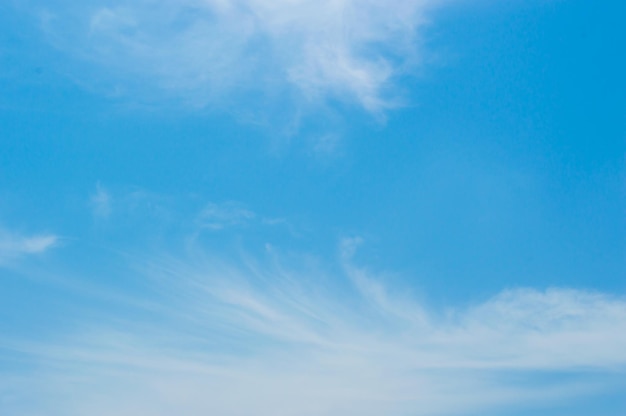 雲のある空